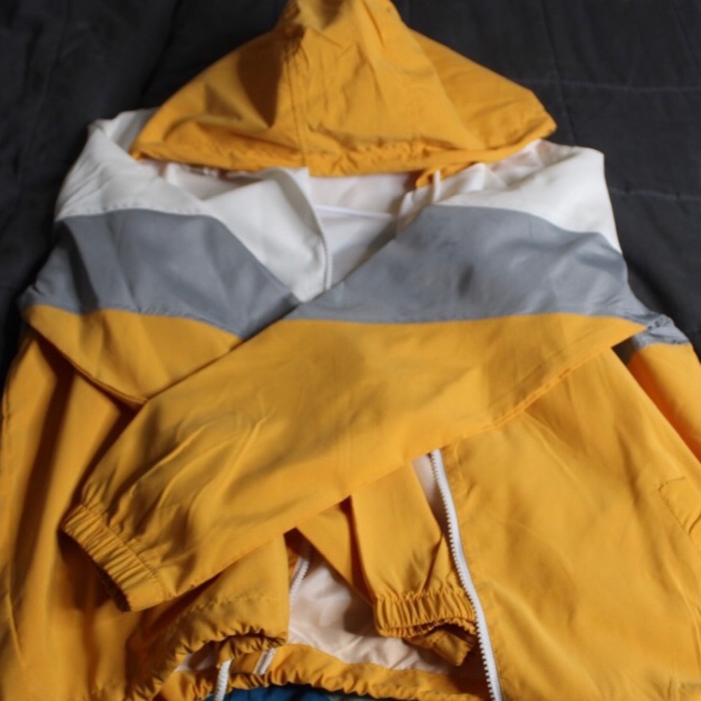 Colorful rain jacket